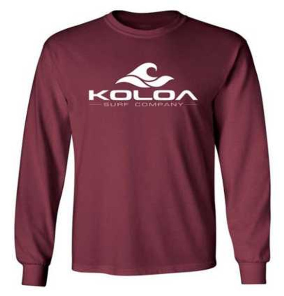 Koloa Surf Co. Classic Wave Youth Long Sleeve Heavyweight Cotton T-Shirts Koloa Surf Company Youth Long Sleeve Shirts