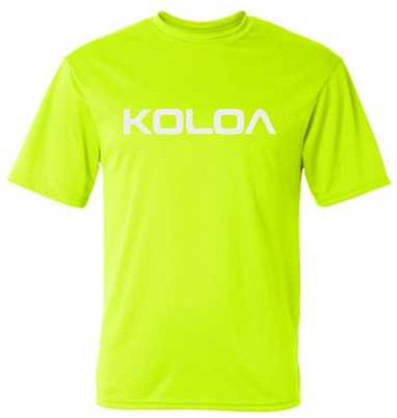 Koloa Surf Co. Original Koloa Text Logo Youth All Sport Moisture Wicking Athletic Shirts Koloa Surf Company Athletic Apparel
