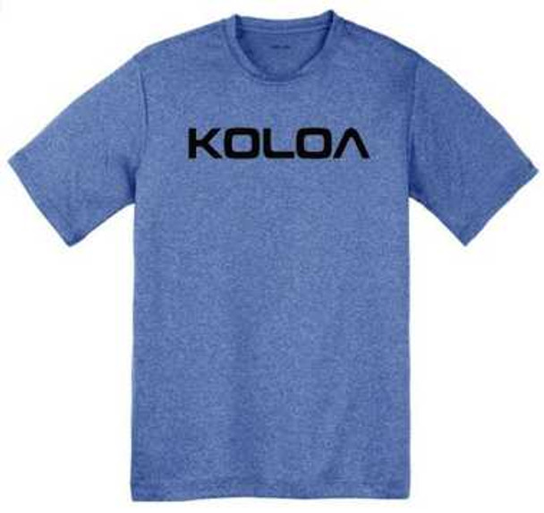 Koloa Surf Co. Original Koloa Text Logo Youth All Sport Moisture Wicking Athletic Shirts Koloa Surf Company Athletic Apparel