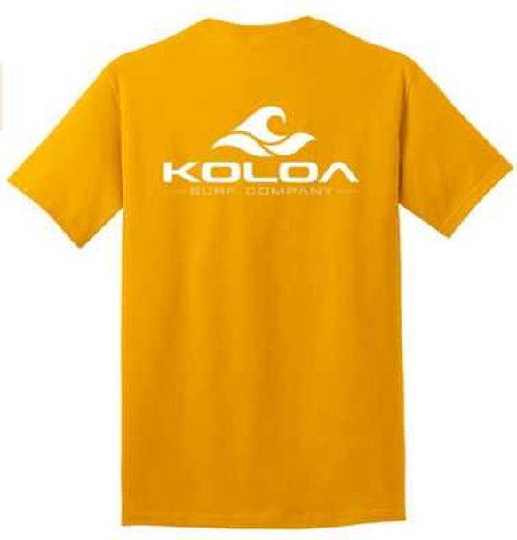 Koloa Surf Co. Classic 2-Sided Wave Logo Heavy Cotton T-Shirts Koloa Surf Company Mens Apparel