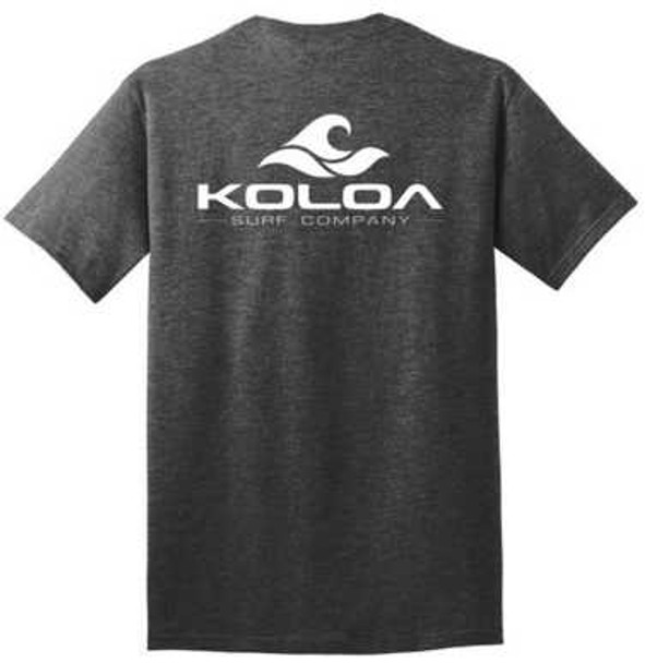 Koloa Surf Co. Classic 2-Sided Wave Logo Heavy Cotton T-Shirts Koloa Surf Company Mens Apparel