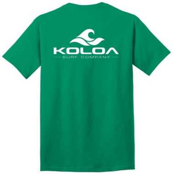 Koloa Surf Co. Classic 2-Sided Wave Logo Heavy Cotton T-Shirts Koloa Surf Company Mens Apparel