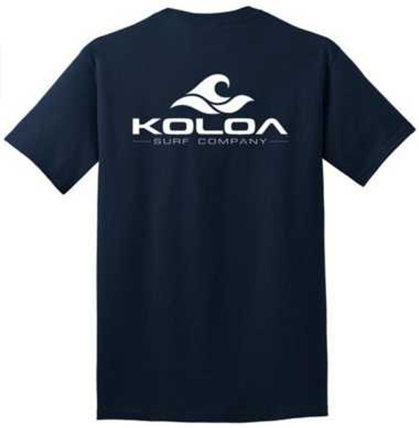 Koloa Surf Co. Classic 2-Sided Wave Logo Heavy Cotton T-Shirts Koloa Surf Company Mens Apparel