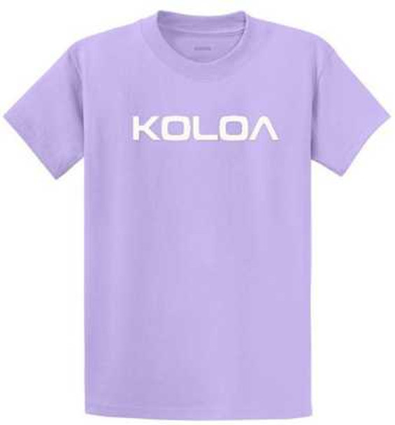 Koloa Surf Co. Koloa-Text Logo Heavy Cotton T-Shirts Koloa Surf Company Men's Shirts