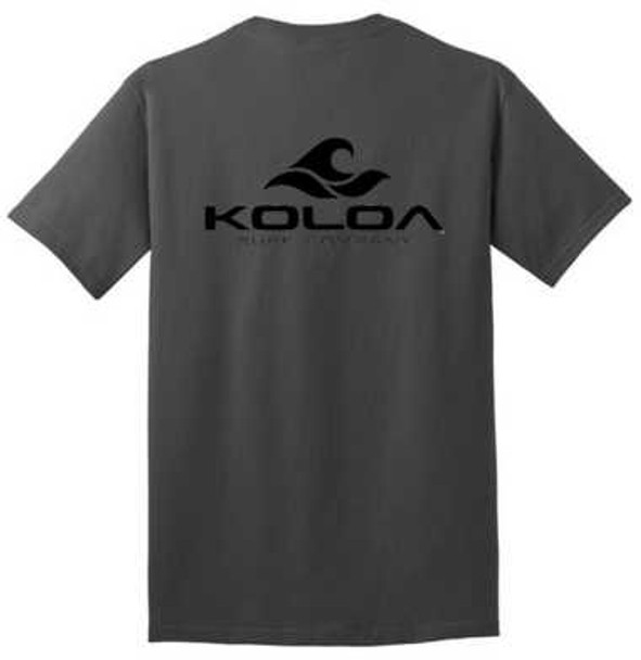 Koloa Surf Co. Pocket Logo Tee Classic 2-Sided Wave Logo Heavy Cotton T-Shirts Koloa Surf Company Mens Apparel