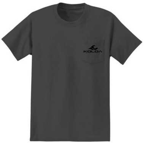 Koloa Surf Co. Pocket Logo Tee Classic 2-Sided Wave Logo Heavy Cotton T-Shirts Koloa Surf Company Mens Apparel