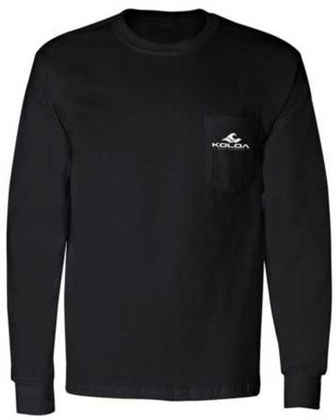 Koloa Surf Co. Classic Wave Long Sleeve Pocket Tees - Heavy Cotton T-Shirts Koloa Surf Company Men's Shirts