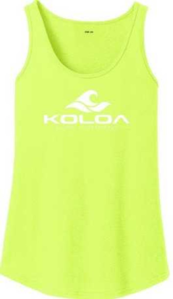 Koloa Surf Co. Ladies Classic Wave Logo Soft Cotton Tank Top Koloa Surf Company Womens Apparel