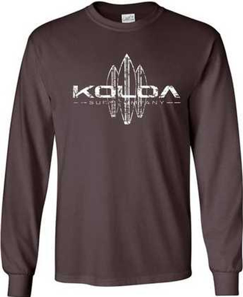 Koloa Surf Co. Vintage Surfboard Long Sleeve T-Shirt Koloa Surf Company Men's Shirts