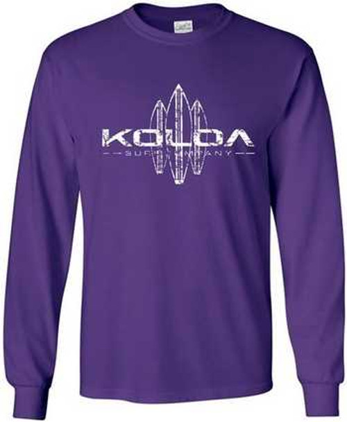 Koloa Surf Co. Vintage Surfboard Long Sleeve T-Shirt Koloa Surf Company Men's Shirts