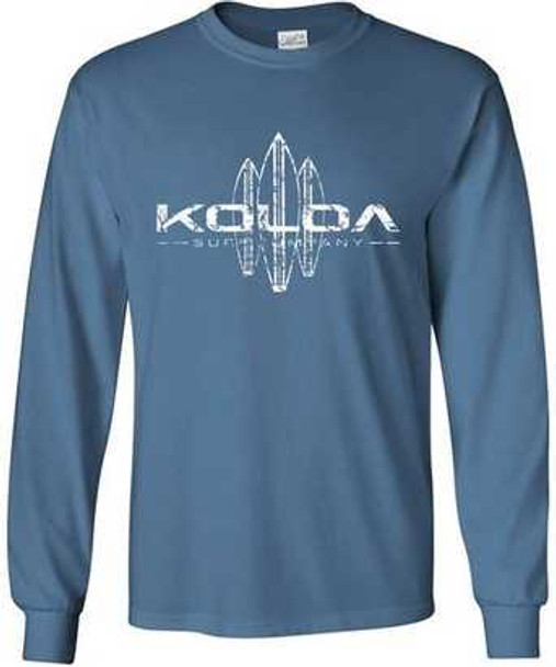 Koloa Surf Co. Vintage Surfboard Long Sleeve T-Shirt Koloa Surf Company Men's Shirts