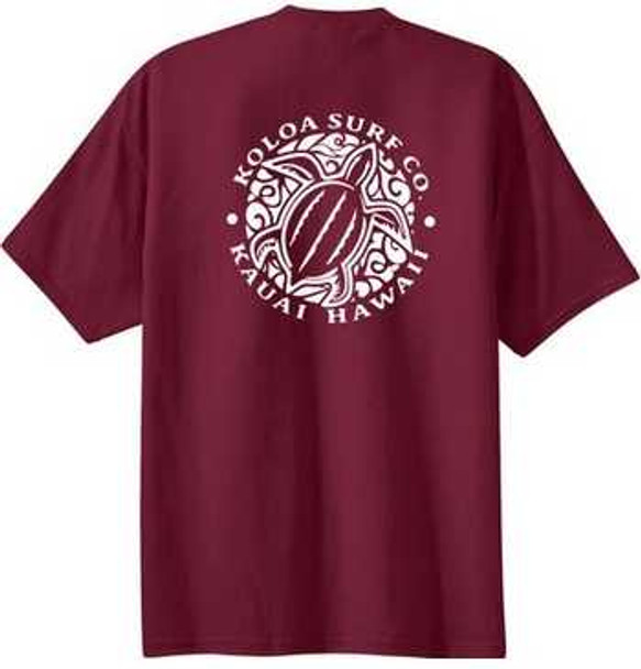 Koloa Surf Co. Hawaiian Honu Turtle Logo Cotton T-Shirts Koloa Surf Company Mens Apparel