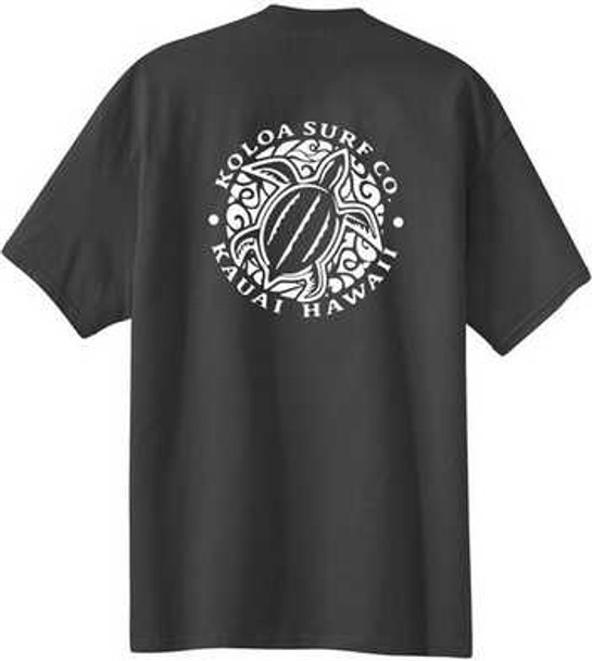 Koloa Surf Co. Hawaiian Honu Turtle Logo Cotton T-Shirts Koloa Surf Company Mens Apparel