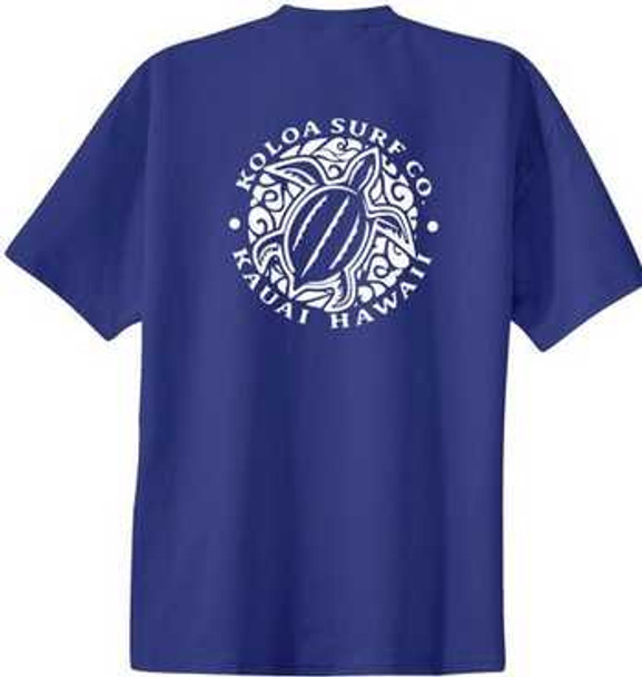 Koloa Surf Co. Hawaiian Honu Turtle Logo Cotton T-Shirts Koloa Surf Company Mens Apparel