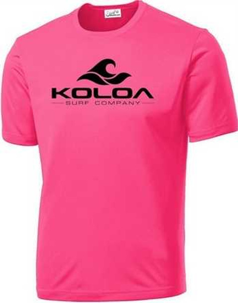 Koloa Surf Co. Wave Logo Moisture Wicking Athletic All Sport Training Tees Koloa Surf Company Men's Shirts