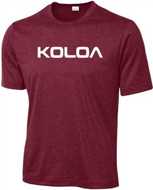 Koloa Surf Co. Text Logo Moisture Wicking All Sport Athletic Training Tees Koloa Surf Company Men's Shirts