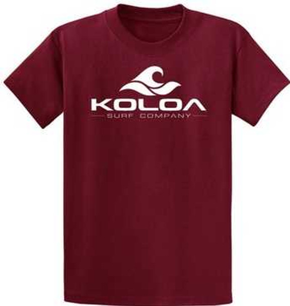 Koloa Surf Co. Wave Logo 50/50 Cotton Poly Blend T-Shirts Koloa Surf Company Men's Shirts