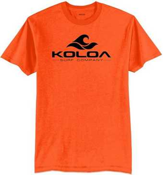 Koloa Surf Co. Wave Logo 50/50 Cotton Poly Blend T-Shirts Koloa Surf Company Men's Shirts