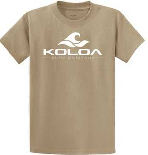 Koloa Surf Co. Wave Logo 50/50 Cotton Poly Blend T-Shirts Koloa Surf Company Men's Shirts