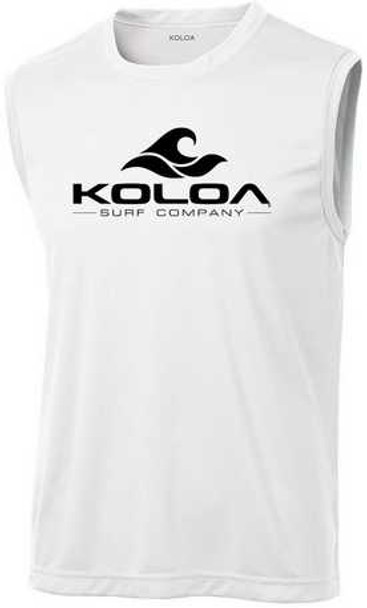 Koloa Surf Co. Classic Wave Logo Moisture Wicking Sleeveless T-Shirt Koloa Surf Company Mens Apparel