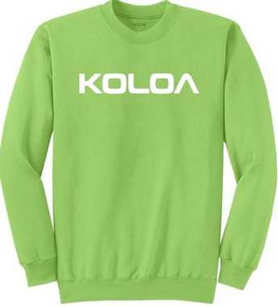 Koloa Surf Co. Text Logo Soft & Cozy Classic Crewneck Sweatshirt Koloa Surf Company Sweatshirts