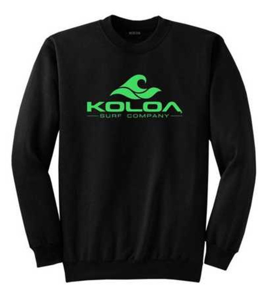 Koloa Surf Co. Classic Wave Heavyweight Tall Crewneck Sweatshirts LT-4XLT Koloa Surf Company Big & Tall Apparel