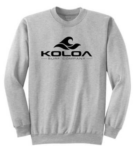 Koloa Surf Co. Classic Wave Heavyweight Tall Crewneck Sweatshirts LT-4XLT Koloa Surf Company Big & Tall Apparel