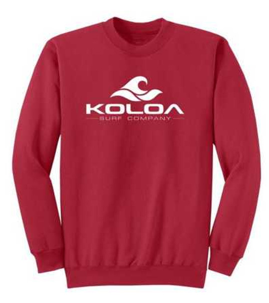 Koloa Surf Co. Classic Wave Heavyweight Tall Crewneck Sweatshirts LT-4XLT Koloa Surf Company Big & Tall Apparel