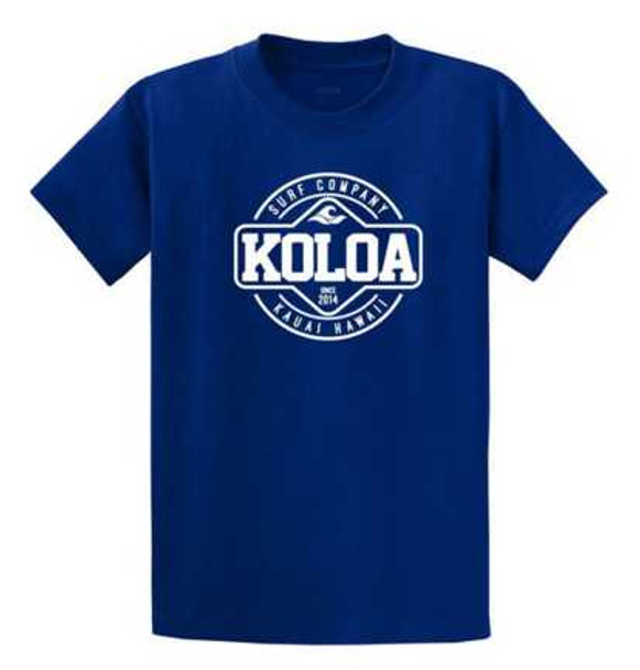 Koloa Surf Co. Kauai Hawaii Logo Cotton T-Shirts in Regular Big & Tall Koloa Surf Company Mens Apparel