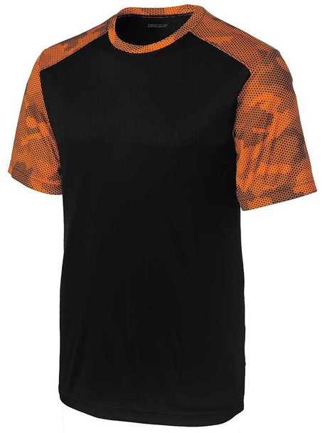 Men's CamoHex Colorblock Tee DRI-EQUIP Mens Apparel