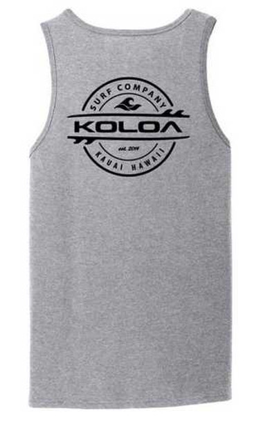 Koloa Surf 2-Sided Thruster Logo Tank Tops Koloa Surf Company Mens Apparel