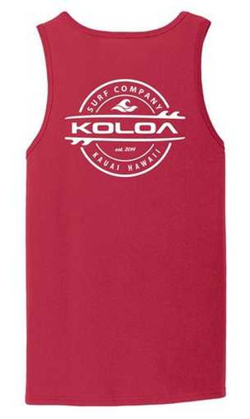 Koloa Surf 2-Sided Thruster Logo Tank Tops Koloa Surf Company Mens Apparel