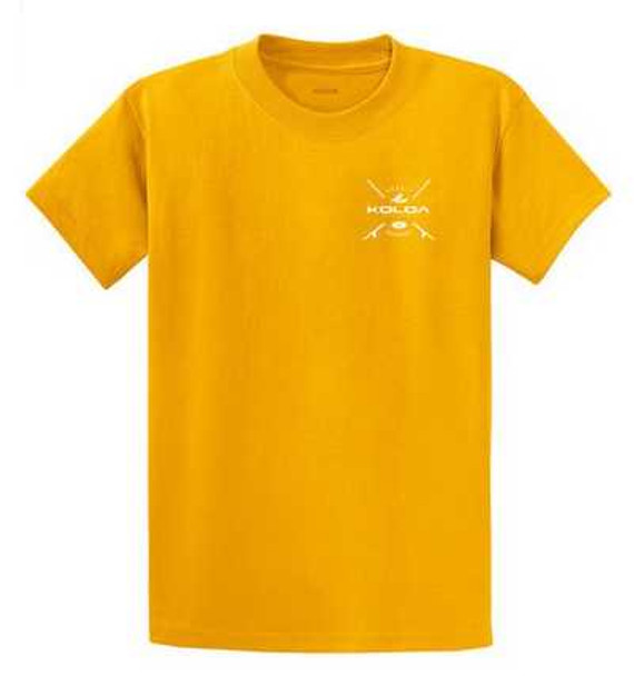 Koloa Surf Cross Boards Logo Heavy Cotton T-Shirts. Regular, Big and Tall Sizes Koloa Surf Company Mens Apparel