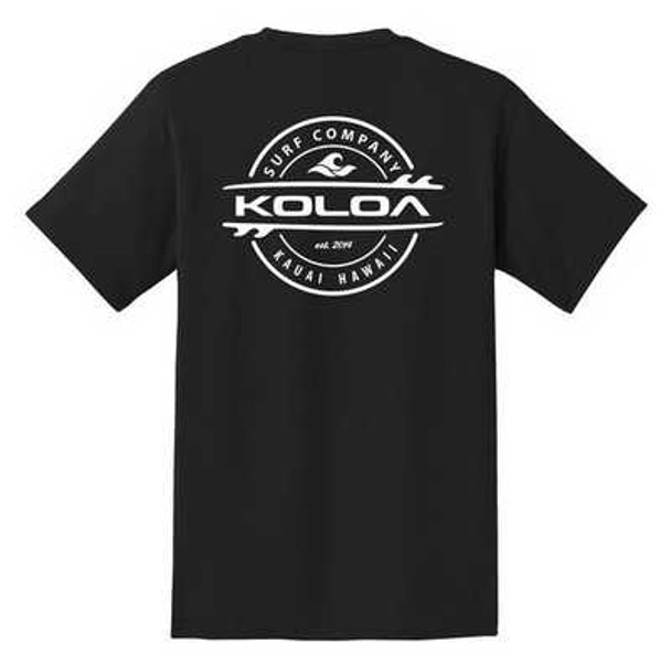 Koloa Surf Co. Thruster Logo Pocket T-Shirts in Regular, Big & Tall Sizes Koloa Surf Company Men's Shirts