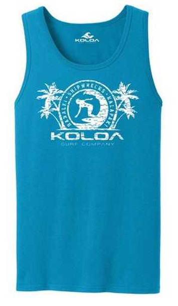 Koloa Surfer Girl Logo Mens Tank Tops. Adult Sizes: S-4XL Koloa Surf Company T-Shirts