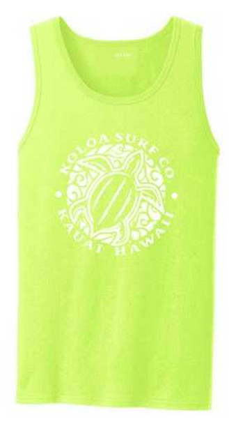 Koloa Surf Co. Hawaiian Honu Turtle Logo Tank Tops. Adult Sizes: S-4XL Koloa Surf Company T-Shirts