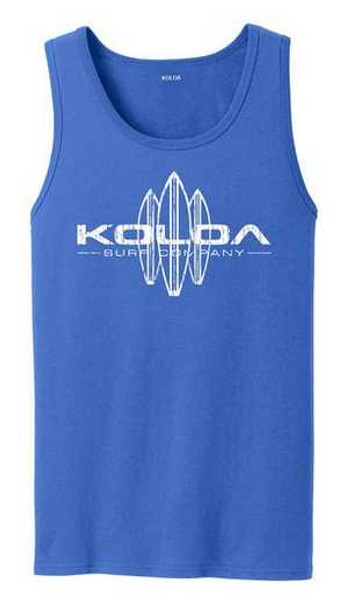 Koloa Surf Co. Vintage Surfboard Logo Tank Tops. Adult Sizes: S-4XL Koloa Surf Company T-Shirts