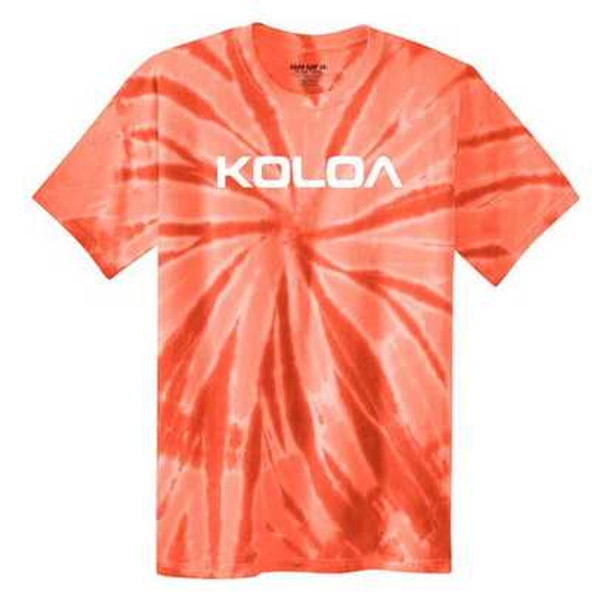 Koloa Surf Co. Original Logo Tie Dye Shirts in Sizes S-4XL Koloa Surf Company Men's Shirts