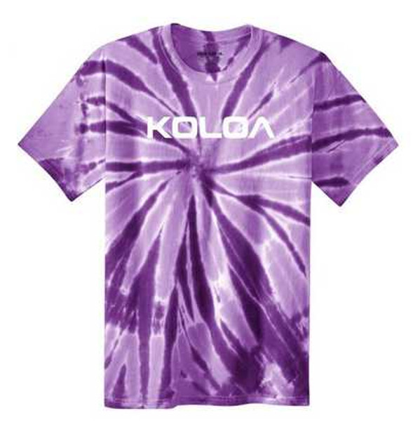 Koloa Surf Co. Original Logo Tie Dye Shirts in Sizes S-4XL Koloa Surf Company Men's Shirts