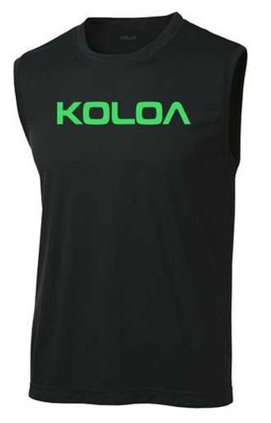 Koloa Surf Co. Original Logo Moisture Wicking Sleeveless Muscle T-Shirts - XS-4XL Koloa Surf Company Mens Apparel