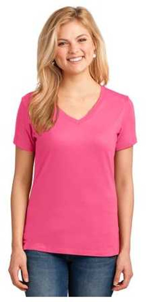 Joe's USA Ladies 5.4-oz 100% Cotton V-Neck T-Shirt Joe's USA Womens Apparel