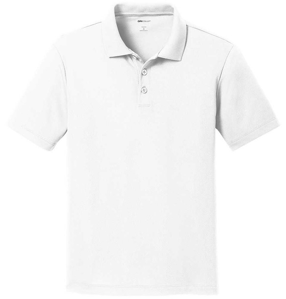 DRIEQUIP Youth Racer Mesh Polo DRI-EQUIP Youth Apparel