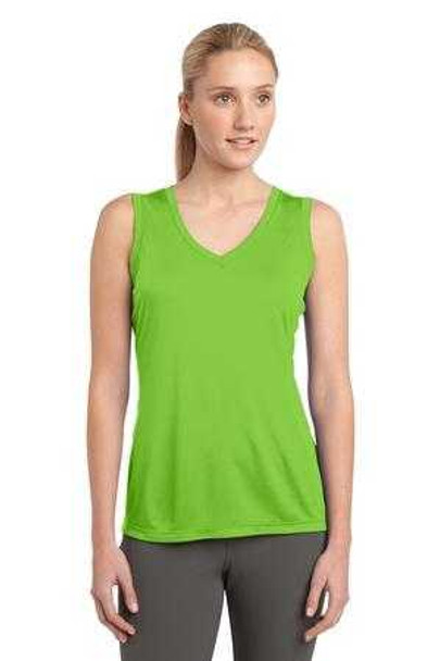 Ladies Sleeveless Competitor V-Neck Tee DRI-EQUIP Womens Apparel