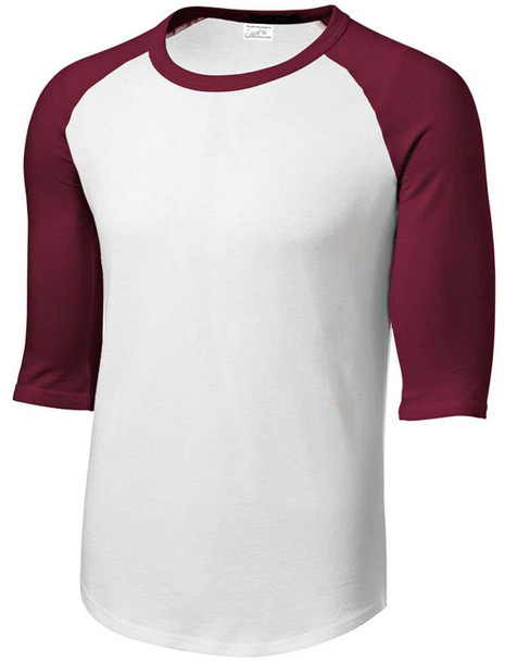 Mens 3/4 Sleeve Cotton Baseball Tee Shirts - Adult XS to 6X Joe's USA Mens Apparel