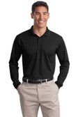 Men's Long Sleeve Micropique Sport-Wick Polo DRI-EQUIP Long Sleeve Shirts
