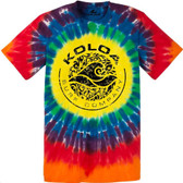 Koloa Surf Co. Sunshine Tie-Dye Circle Logo Koloa Surf Company Men's Shirts