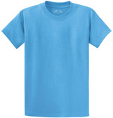 Joe's USA - Versatile 50/50 Cotton/Poly T-Shirts in 30 Vibrant Colors Joe's USA Men's Shirts - Aquatic Blue