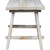 WHITE WASH HAND CRAFTED STOOL