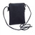 BLACK LASER CUT DESIGN SLING BAG