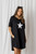 BLACK STAR COTTON DRESS